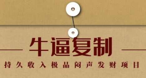 【副业1944期】毛小白：牛逼复制赚钱术，持久收入极品闷声发财项目插图