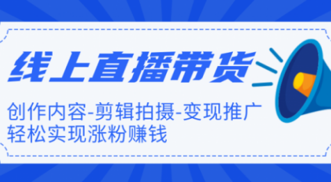 【副业1999期】短视频平台直播带货特训营实战课插图