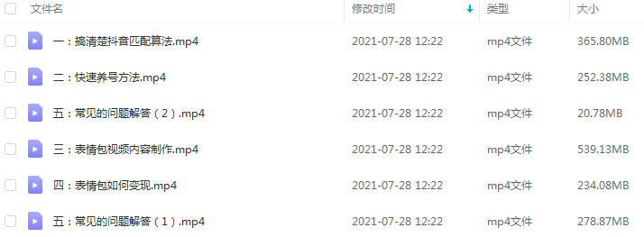 清和社：斗音表情包项目，从0开始做到30万粉，课程截图