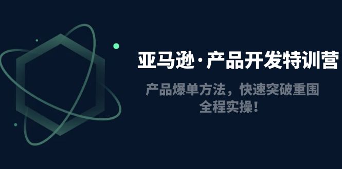 【副业4278期】亚马逊爆单技巧：产品快手爆单方法全程实操，亚马逊·产品开发特训营